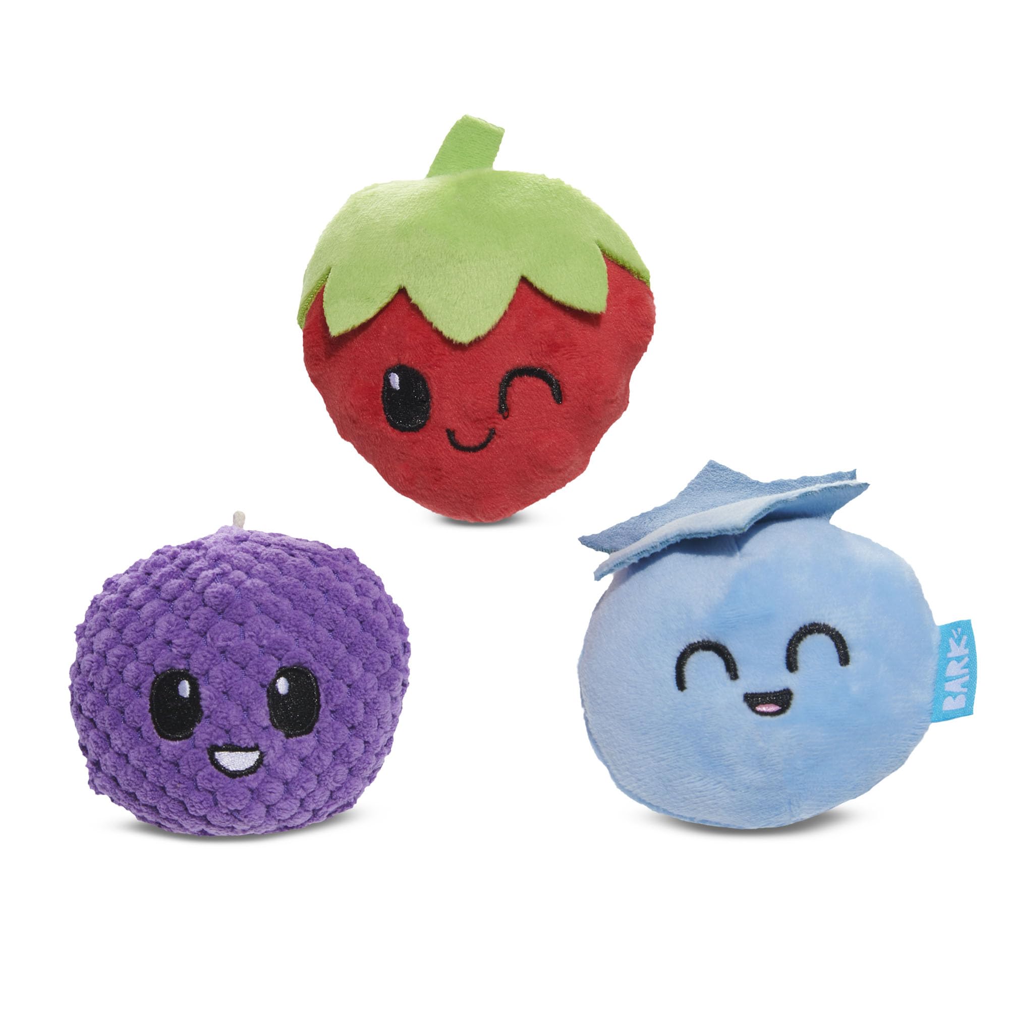 Pet Supplies : Barkbox Wild Berry Bunch Multi Part Toy for Dogs